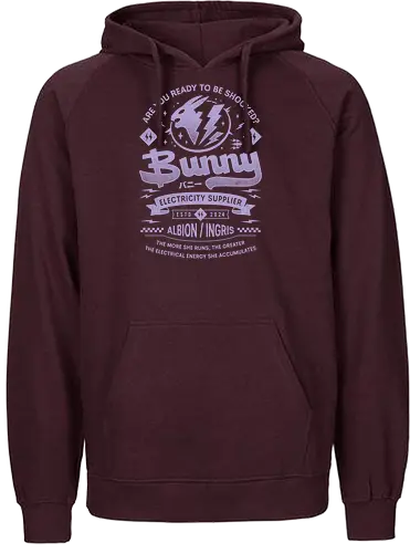Bunny Electric Condense Grunge - the first descendant, bunny, looter shooter, video game, gaming, gamer, game, military, mmo, science fiction, electric, ingris, energy, vintage, speed - Fairtrade Hoodie