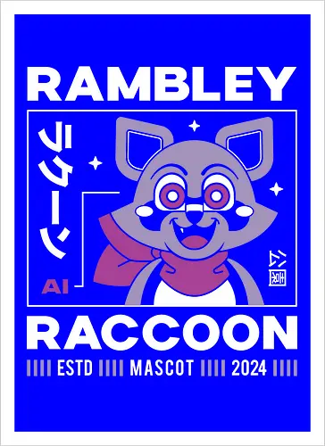 Rambley Raccoon Aesthetic