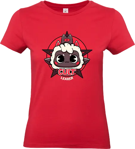 Cult Leader - Lamb, Game, Gamer, Indie Game, Cute, Cartoon - Standard T-Shirt (Women)