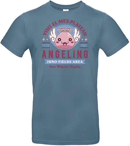Angeling Emblem - ragnarok online, slime, mmorpg, jrpg, poring, angeling, deviling, deviruchi, ragnarok mobile, game, gaming, video game, gamer, ragnarok eternal love, ragnarok origin - Standard T-Shirt