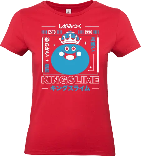  King Slime Aesthetic - Quest, slime, king slime, monsters, golem, game, gaming, gamer, video games, rpg, jrpg, echoes of an elusive age, kawaii, Quest xi, erdr - Standard T-Shirt (Women)