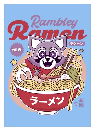 Rambley The Raccoon Ramen