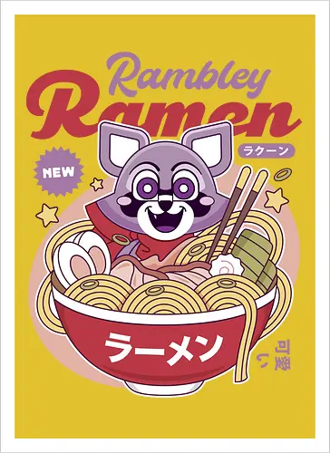 Rambley The Raccoon Ramen
