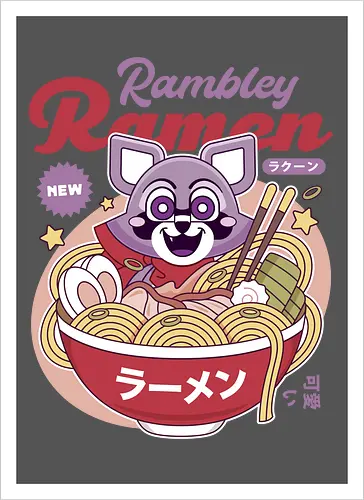 Rambley The Raccoon Ramen