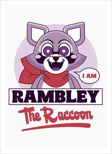 Rambley The Raccoon Vintage