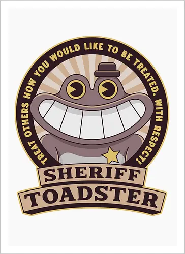 Sheriff Toadster Emblem