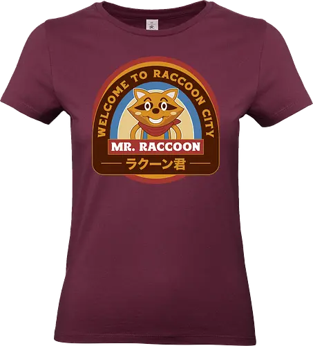 Mr Raccoon City Emblem - Horror, jill valentine, leon s kennedy, jill sandwich, biohazard, raccoon city, albert wesker, chris redfield, mr raccoon, re2, Horror 2, Horror 3 nemesis, Horror 4, Horror village - Standard T-Shirt (Women)