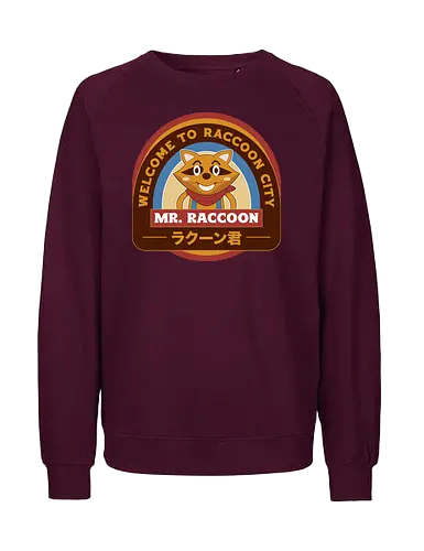 Mr Raccoon City Emblem - Horror, jill valentine, leon s kennedy, jill sandwich, biohazard, raccoon city, albert wesker, chris redfield, mr raccoon, re2, Horror 2, Horror 3 nemesis, Horror 4, Horror village - Fairtrade Sweatshirt