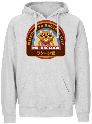 Mr Raccoon City Emblem - Horror, jill valentine, leon s kennedy, jill sandwich, biohazard, raccoon city, albert wesker, chris redfield, mr raccoon, re2, Horror 2, Horror 3 nemesis, Horror 4, Horror village - Fairtrade Hoodie