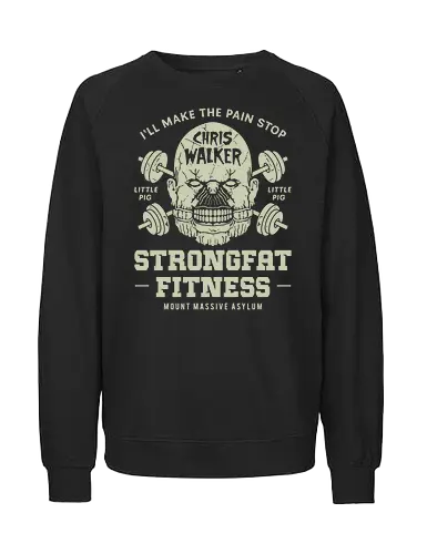 Mount Massive Asylum Fitness - the outlast trials, outlast, outlast 2, murkoff corporation, mount massive asylum, chris walker, mother gooseberry, horror, camcorder, survival, leland coyle, gamer, gaming, video games, mind control - Fairtrade Sweatshirt