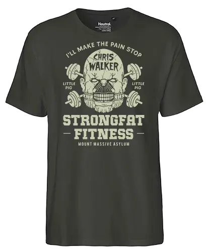 Mount Massive Asylum Fitness - the outlast trials, outlast, outlast 2, murkoff corporation, mount massive asylum, chris walker, mother gooseberry, horror, camcorder, survival, leland coyle, gamer, gaming, video games, mind control - Fairtrade T-Shirt