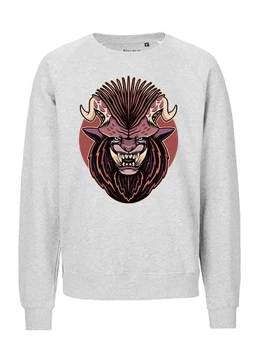 Lion Head - game, gamer, gaming, video games, iceborne, palico, felyne, hunting, hunting world, , hunting rise, hunting wilds - Fairtrade Sweatshirt