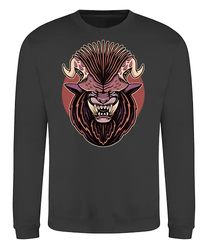 Lion Head - game, gamer, gaming, video games, iceborne, palico, felyne, hunting, hunting world, , hunting rise, hunting wilds - Sweatshirt