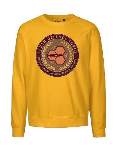 Earth Defence Force Emblem - red faction guerrilla, edf, mars, darius mason, revolutionary, destruction, alec mason, ultor corporation, marauders, saints row, video game, gaming, gamer, armageddon, rth defence force - Fairtrade Sweatshirt