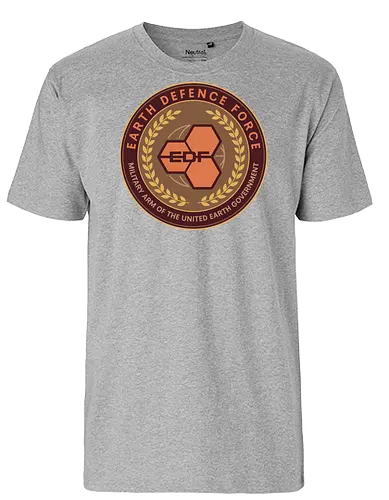 Earth Defence Force Emblem - red faction guerrilla, edf, mars, darius mason, revolutionary, destruction, alec mason, ultor corporation, marauders, saints row, video game, gaming, gamer, armageddon, rth defence force - Fairtrade T-Shirt
