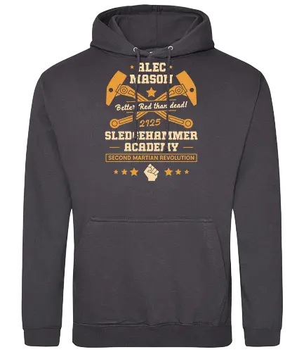 Alec Mason Mars Academy - red faction guerrilla, edf, mars, darius mason, revolutionary, destruction, alec mason, ultor corporation, marauders, saints row, video game, gaming, gamer, armageddon, rth defence force - Standard Hoodie