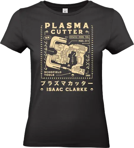 Plasma Cutter Aesthetic - survival horror, game, gaming, gamer, video game, isaac clarke, plasma cutter, necromorph, horror, terror, unitology, the marker, usg ishimura, dd space, ddspace - Standard T-Shirt (Women)
