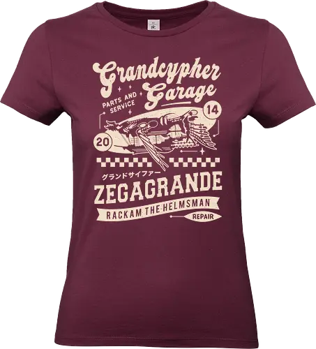 Zegagrande Garage - versus, game, gamer, gaming, video games, jrpg, vyrn, djeeta, vaseraga, rising, narmaya - Standard T-Shirt (Women)