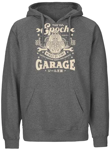 Epoch Wings Of Time Garage - video game, gaming, gamer, rpg, jrpg, frog, glenn, robo, epoch, wings of time, lucca, fantasy, kingdom of zl, chrono, cross - Fairtrade Hoodie