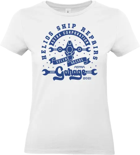 Astra Helios Ship Garage - returnal, selene, horror, terror, survival, game, gamer, gaming, video game, video games, astra, future, space, atropos, astronaut,  - Standard T-Shirt (Women)