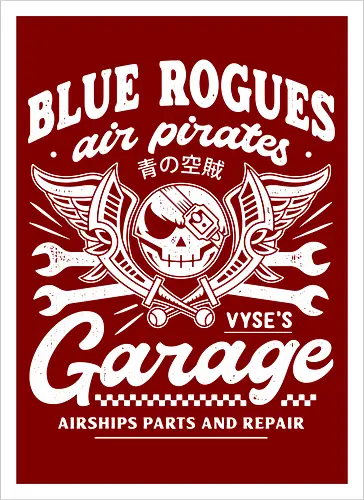 Blue Rogues Pirates Garage