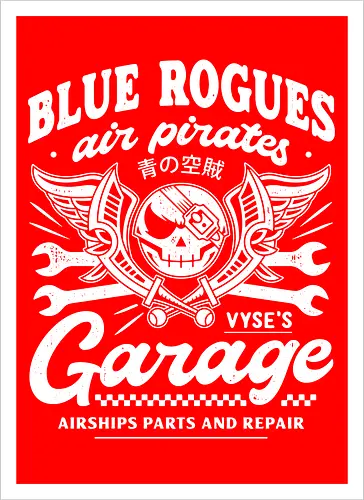 Blue Rogues Pirates Garage