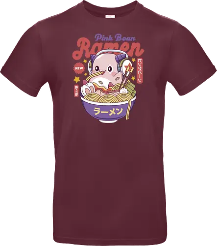 Pink Bean Ramen Kawaii