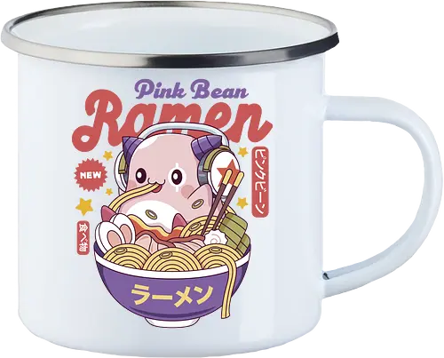 Pink Bean Ramen Kawaii