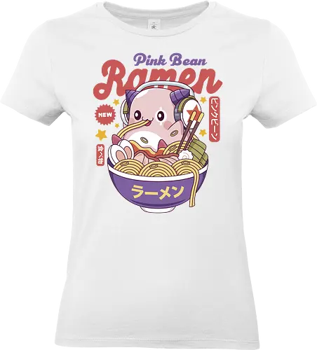 Pink Bean Ramen Kawaii - maplestory, maplestory 2, maple story, slime, yeti, mushroom, kawaii, anime, chibi, nostalgia, video game, gaming, gamer, zakum helm, pink bn - Standard T-Shirt (Women)