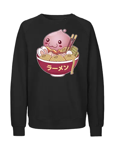 Poring Ramen - ragnarok online, slime, mmorpg, jrpg, poring, angeling, deviling, deviruchi, ragnarok mobile, game, gaming, video game, gamer, ragnarok eternal love, ragnarok origin - Fairtrade Sweatshirt