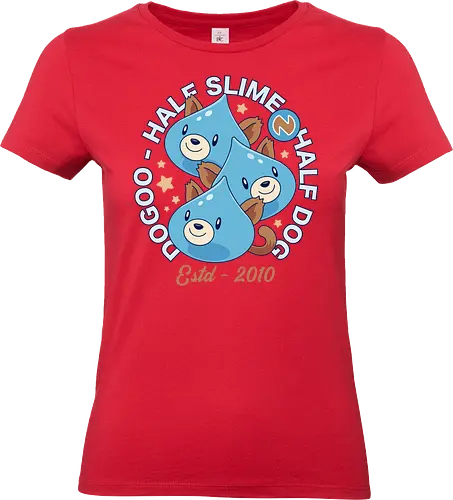 Dogoos Emblem - hyperdimension neptunia, megadimension, superdimension, 4 goddesses online, nep nep, super neptunia rpg, neptune, video game, gaming, dogoo, slime, top nep, nepnep, purple hrt, nepgr - Standard T-Shirt (Women)