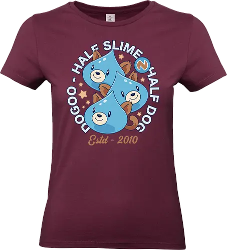 Dogoos Emblem - hyperdimension neptunia, megadimension, superdimension, 4 goddesses online, nep nep, super neptunia rpg, neptune, video game, gaming, dogoo, slime, top nep, nepnep, purple hrt, nepgr - Standard T-Shirt (Women)