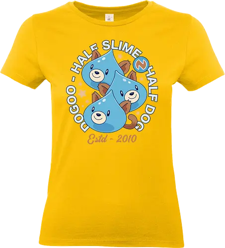 Dogoos Emblem - hyperdimension neptunia, megadimension, superdimension, 4 goddesses online, nep nep, super neptunia rpg, neptune, video game, gaming, dogoo, slime, top nep, nepnep, purple hrt, nepgr - Standard T-Shirt (Women)