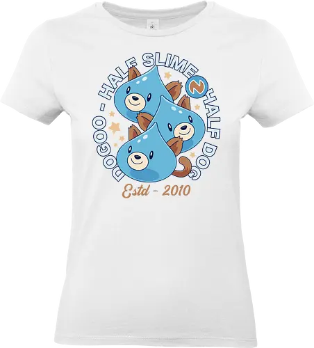 Dogoos Emblem - hyperdimension neptunia, megadimension, superdimension, 4 goddesses online, nep nep, super neptunia rpg, neptune, video game, gaming, dogoo, slime, top nep, nepnep, purple hrt, nepgr - Standard T-Shirt (Women)