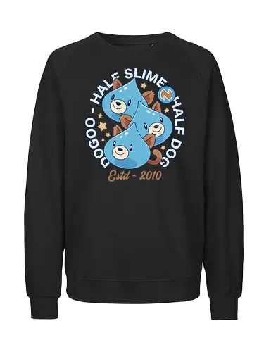Dogoos Emblem - hyperdimension neptunia, megadimension, superdimension, 4 goddesses online, nep nep, super neptunia rpg, neptune, video game, gaming, dogoo, slime, top nep, nepnep, purple hrt, nepgr - Fairtrade Sweatshirt