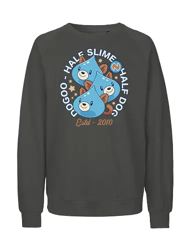 Dogoos Emblem - hyperdimension neptunia, megadimension, superdimension, 4 goddesses online, nep nep, super neptunia rpg, neptune, video game, gaming, dogoo, slime, top nep, nepnep, purple hrt, nepgr - Fairtrade Sweatshirt