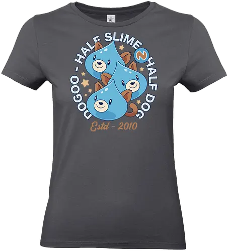 Dogoos Emblem - hyperdimension neptunia, megadimension, superdimension, 4 goddesses online, nep nep, super neptunia rpg, neptune, video game, gaming, dogoo, slime, top nep, nepnep, purple hrt, nepgr - Standard T-Shirt (Women)