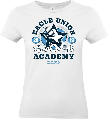 Eagle Union Navy Academy - eagle union, azur lane, iron blood, anime, warships, war, cleveland, royal navy, iris libre, sakura empire, kaga, video games, gaming, game, gamer,  - Standard T-Shirt (Women)