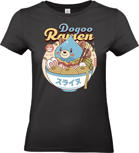 Slime Dogoo Ramen - hyperdimension neptunia, megadimension, superdimension, 4 goddesses online, nep nep, super neptunia rpg, neptune, video game, gaming, dogoo, slime, top nep, nepnep, purple hrt, nepgr - Standard T-Shirt (Women)