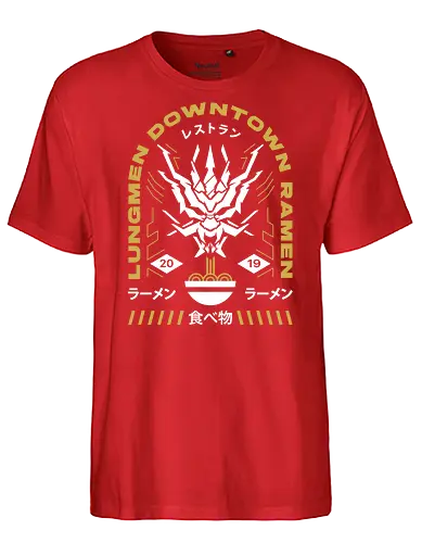 Lungmen Ramen Aesthetic - arknights, ark nights, lungmen, rhine lab, originium, rhodes island, ursus empire, penguin logistics, originite prime, amiya, gacha, game, gaming, gamer, video games - Fairtrade T-Shirt