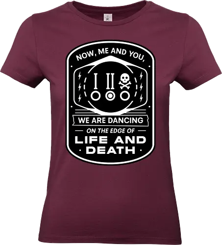 Facing The Dealer - buckshot roulette, the dealer, indie game, gaming, gamer, video games, horror, terror, survival, shotgun, geek, nerd, creature, life, death,  - Standard T-Shirt (Women)