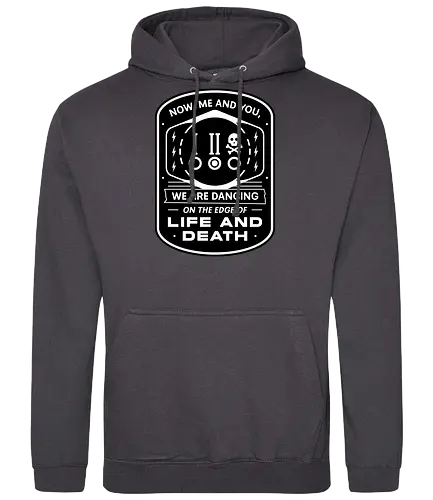 Facing The Dealer - buckshot roulette, the dealer, indie game, gaming, gamer, video games, horror, terror, survival, shotgun, geek, nerd, creature, life, death,  - Standard Hoodie