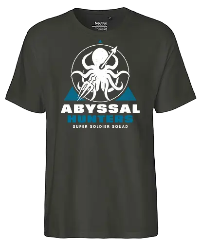  Abyssal Hunters Emblem - ark, nights, rhodes island, ursus empire, penguin logistics, originite prime, amiya, lungmen, rhine lab, originium, gaming, gamer, video games, gacha, game - Fairtrade T-Shirt