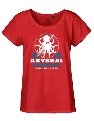  Abyssal Hunters Emblem - ark, nights, rhodes island, ursus empire, penguin logistics, originite prime, amiya, lungmen, rhine lab, originium, gaming, gamer, video games, gacha, game - Fairtrade Girl Shirt