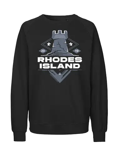 Rhodes Island Emblem - ark, nights, rhodes island, ursus empire, penguin logistics, originite prime, amiya, lungmen, rhine lab, originium, gacha, game, gaming, gamer, video games,  - Fairtrade Sweatshirt