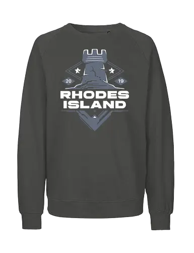 Rhodes Island Emblem - ark, nights, rhodes island, ursus empire, penguin logistics, originite prime, amiya, lungmen, rhine lab, originium, gacha, game, gaming, gamer, video games,  - Fairtrade Sweatshirt