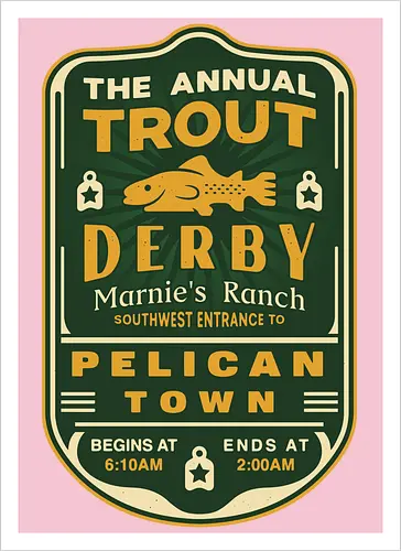 Trout Derby Pelican Town