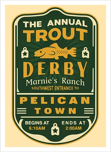 Trout Derby Pelican Town