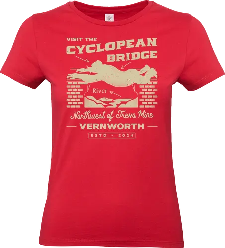Cyclopean Bridge Emblem - dragon, dogma, dark arisen, gransys, rpg, jrpg, fantasy, bitterblack isle, gran soren, riftstone, pawns, video games, gaming, gamer,  - Standard T-Shirt (Women)