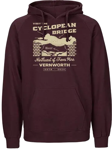 Cyclopean Bridge Emblem - dragon, dogma, dark arisen, gransys, rpg, jrpg, fantasy, bitterblack isle, gran soren, riftstone, pawns, video games, gaming, gamer,  - Fairtrade Hoodie